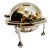 Mid 20th Century English Silver-Plated Roll Top Caviar / Butter Dish With Glass Liner - Caviar Server For Sale - Image 4 of 12
