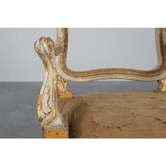 French Louis XV Armchairs in Carved Wood, Set of 2 For Sale - Image 15 of 18