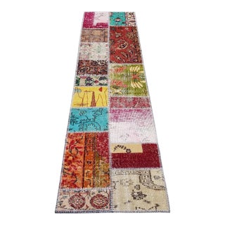 Oushak Vintage Handmade Runner For Sale
