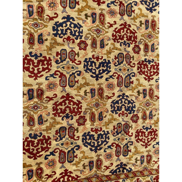 Antique French Janus Rug For Sale - Image 3 of 13