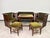 Very rare Vienna secession seating group in very nice original condition. Dimensions: Sofa 127x57x80cm Table 80x55x75cm 2x...