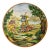 Large Vintage Hand Painted Italian Majolica Pottery Charger Dish Plate 20 Inches For Sale
