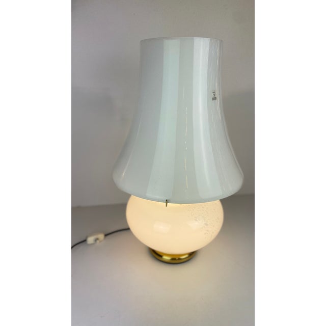 Gold Vintage Murano Table Lamp by F. Fabbian, 1970 For Sale - Image 8 of 18