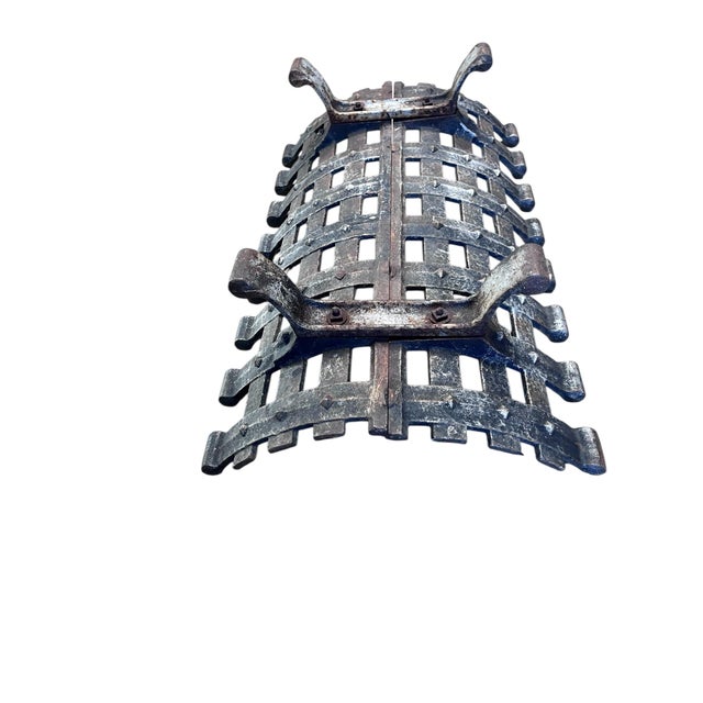 Vintage Iron Fire Grate, Heavy Duty For Sale - Image 10 of 12