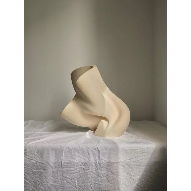 Contemporary Ceramic the Wind of Change Sculpture in Stoneware Clay by Aleksandra Krasnopolska For Sale - Image 3 of 10