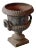 Victorian Garden Urn - Cast Iron - Grapevine Design For Sale