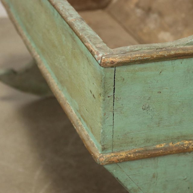 Antique Cradle in Lacquered Wood, Italy, 20th Century For Sale - Image 5 of 9