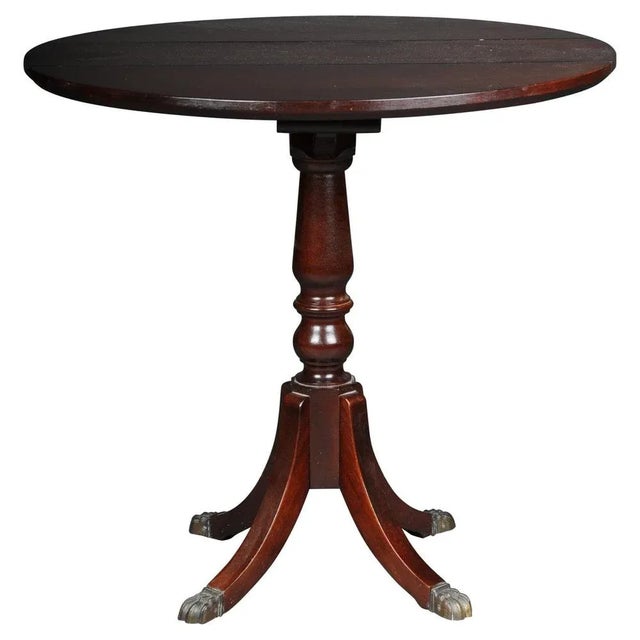 English Folding Side Table, 20th Century For Sale - Image 12 of 12