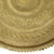 Gold Large Oriental Brass Serving Tray with Floral and Geometric Pattern, 1920s For Sale - Image 8 of 18