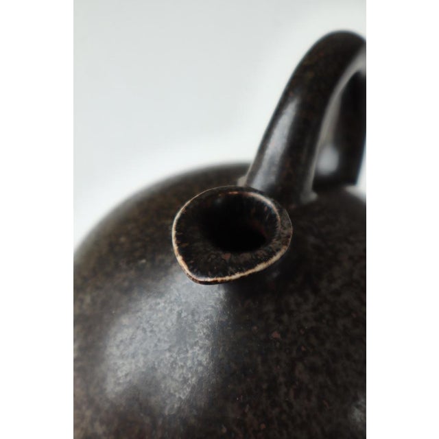Scandinavian Modern Stoneware Jug attributed to Saxbo, Denmark, 1930s For Sale - Image 10 of 14