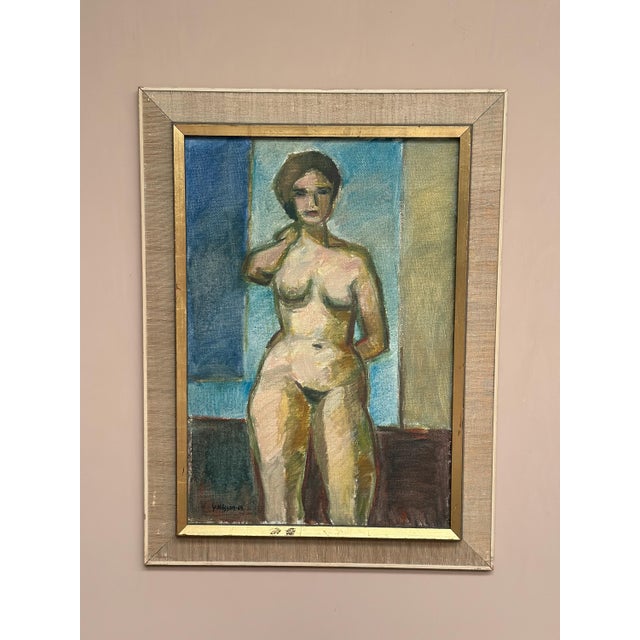 1960s Gunnar Svensson, Nude Study, 1964, Oil on Canvas, Framed For Sale - Image 5 of 18