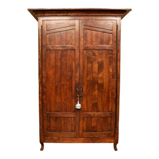 Gigantic (Very Large) 1990s Vintage Bausman Rustic Armoire For Sale