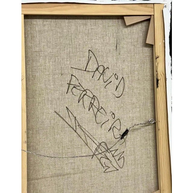 Paint David Ferreira, Large David Ferreira Whimsical Naive French Contemporary Outsider Painting For Sale - Image 7 of 8