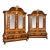 20th Century Pair of Large Rococo Inlaid Marquetry Cabinets, Sweden For Sale
