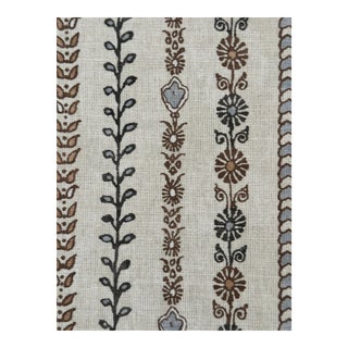 Lewis & Wood Linen Blend Fabric Bandana 2 2/8 Yards For Sale