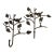 Vintage Tree Branch Wall Art With Hooks Attribuuted to Jere' Style - A Pair For Sale