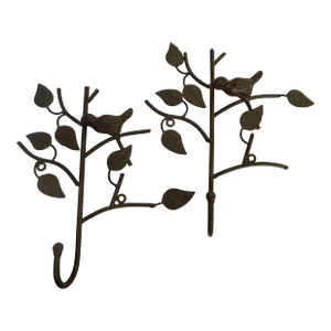 Vintage Tree Branch Wall Art With Hooks Attribuuted to Jere' Style - A Pair