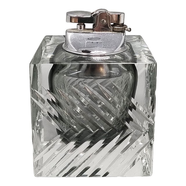 Grey Table Lighter in Murano Sommerso Glass by Flavio Poli for Seguso, 1960s For Sale