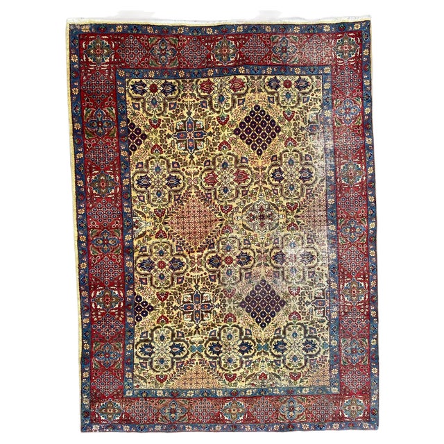 Antique Tabriz Rug, 1920s For Sale