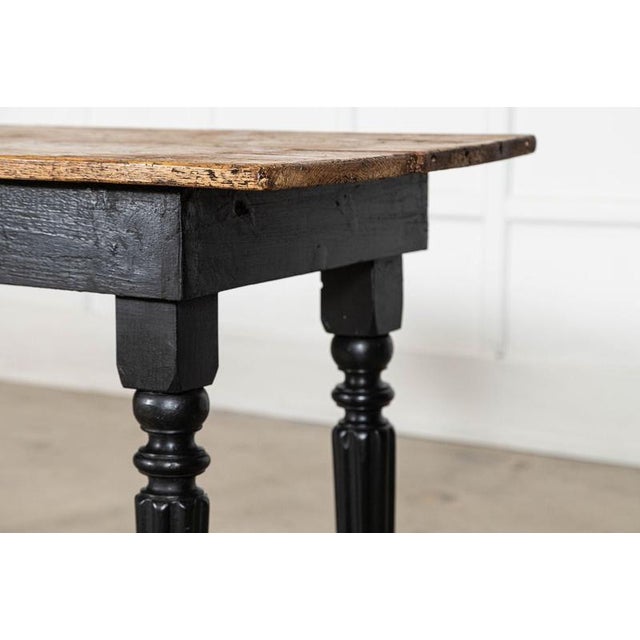 Antique English Ebonised Pine Server Table, 1890 For Sale - Image 15 of 16