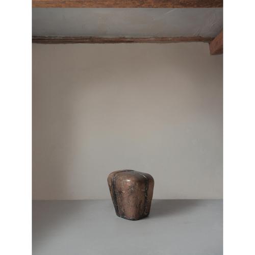Contemporary Ritual Side Table in Hemp Crete by Lucas Tyra Morten For Sale - Image 3 of 18