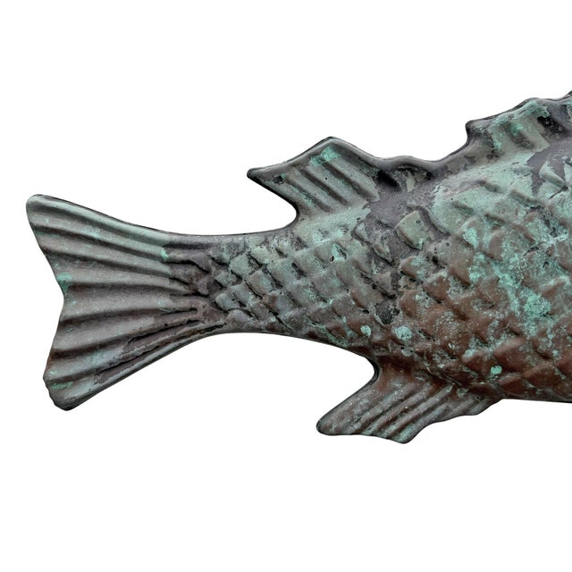 Early 20th Century American Copper Trout Weathervane For Sale - Image 9 of 18