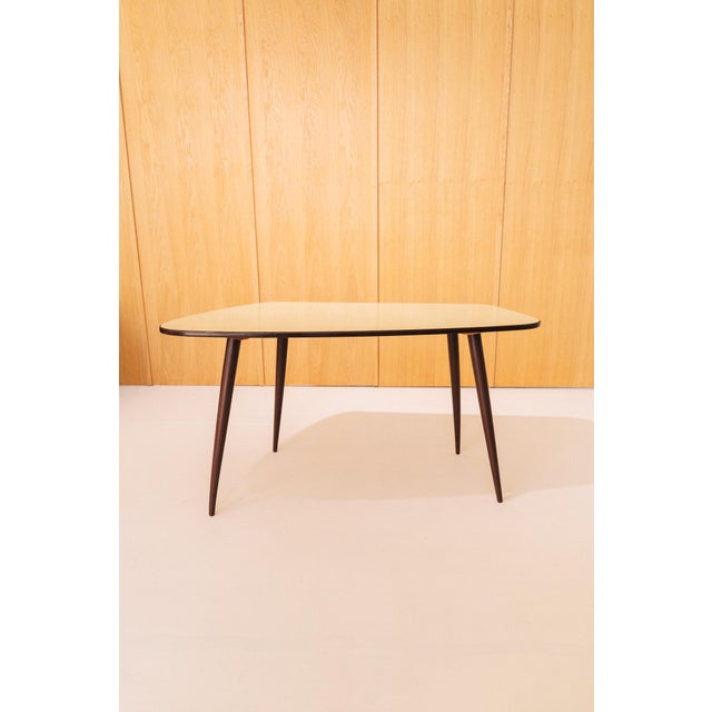 Wood Kidney-Shaped Side Table For Sale - Image 7 of 7