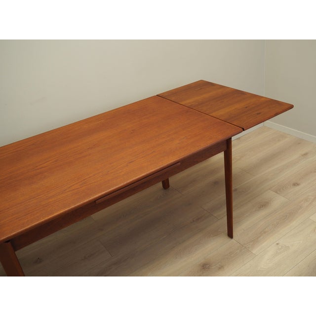 Vintage Danish Teak Table, 1970s For Sale - Image 9 of 13