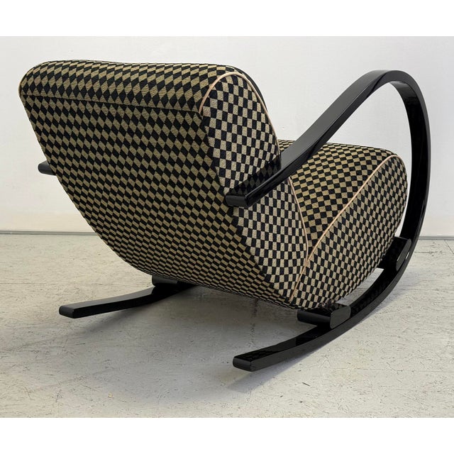Art Deco Rocking Armchair, 1930s For Sale - Image 6 of 12