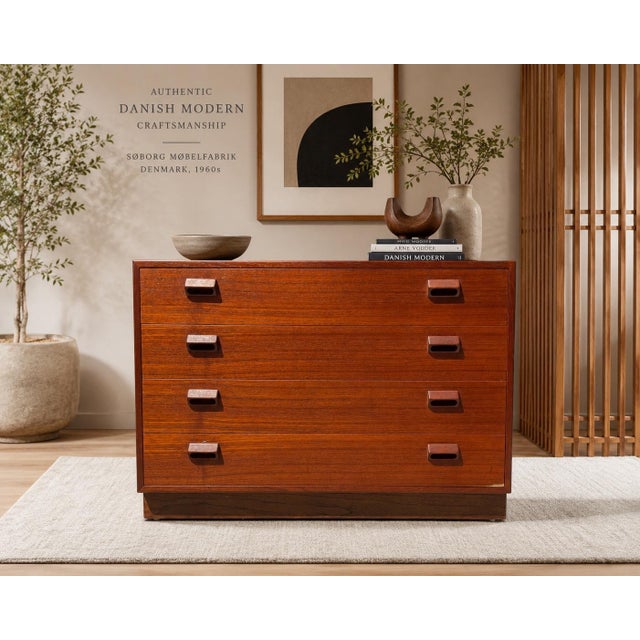 This beautifully crafted four-drawer chest embodies the clean lines and exceptional craftsmanship that define Scandinavian...