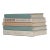 Decorative Books - Sea Glass Book Stack - 5 Blue Books For Sale