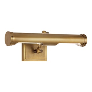 Regina Andrew Tate Picture Light, Medium in Natural Brass For Sale
