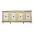 Mid-20th Century Hollywood Regency Credenza or Dresser by Renzo Rutili for Johnson Furniture For Sale