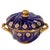 Antique Coalport Jewelled Cobalt Blue Twin-Handled Covered Bowl, 1872 For Sale - Image 9 of 14