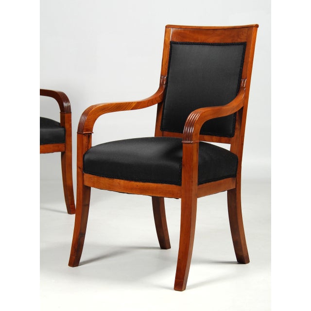 Antique French Armchairs, 1830, Set of 6 For Sale - Image 11 of 11
