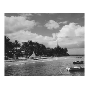 1966 Ocho Rios Jamaica Beach Scene by Don Ware
