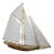 Brass Sailboat Wall Art in the Style of C. Jere For Sale