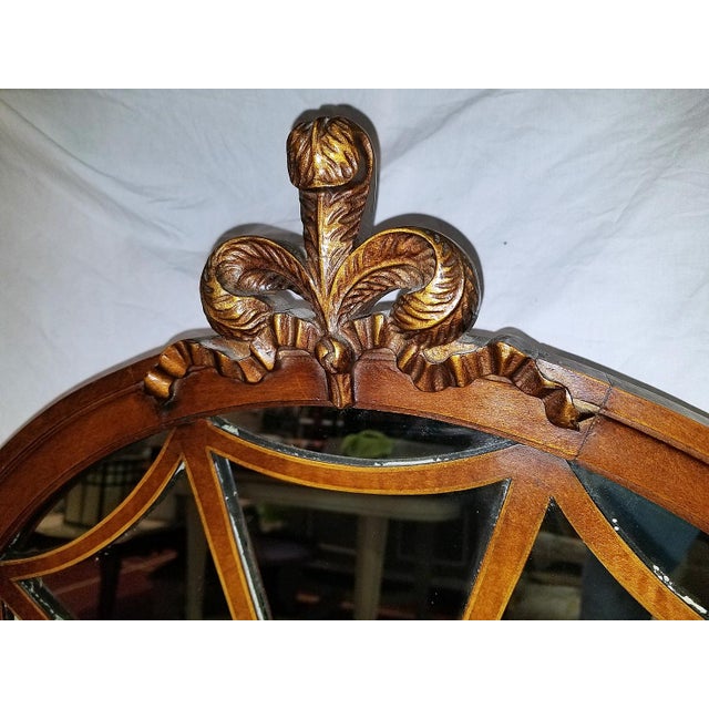 Vintage Mahogany Mirror For Sale - Image 4 of 10