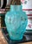 Art Deco Style Desna Czech Aqua Glass Vase For Sale In Los Angeles - Image 6 of 7