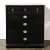 1960s Mid-Century Modernist Chest of Drawers in Ebonized Walnut For Sale - Image 5 of 12
