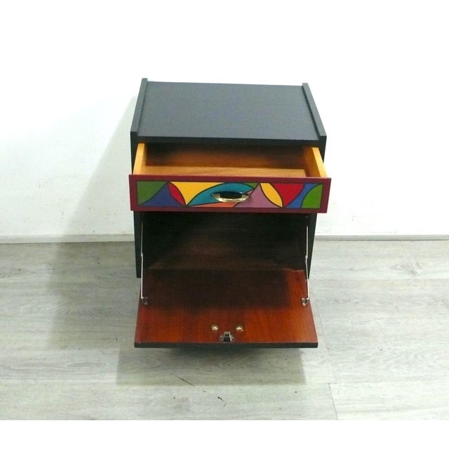 1960s Vintage Nightstand in Wood, 1960s For Sale - Image 5 of 6