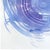 Contemporary Blue Swirl 2 - Original Blue Abstract Ink Painting on French Linen Paper by Bettina Mauel For Sale - Image 3 of 6