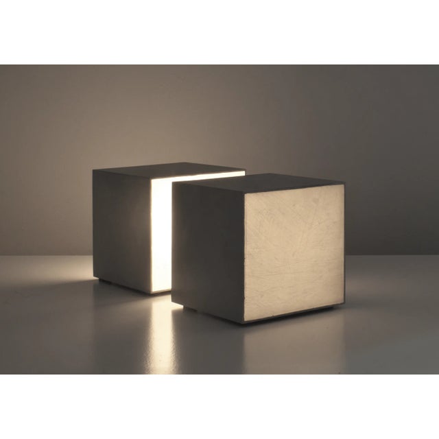 Cubes Table Lamps by Joachim Ramin for Early Light, Set of 3 For Sale - Image 6 of 14