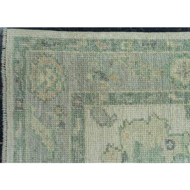 Turkish Oushak Rug 2'8" x 10'3" #19338 For Sale - Image 4 of 8