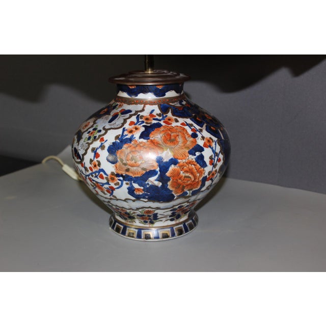 Imari Vase Lamp, 19th Century For Sale - Image 5 of 9