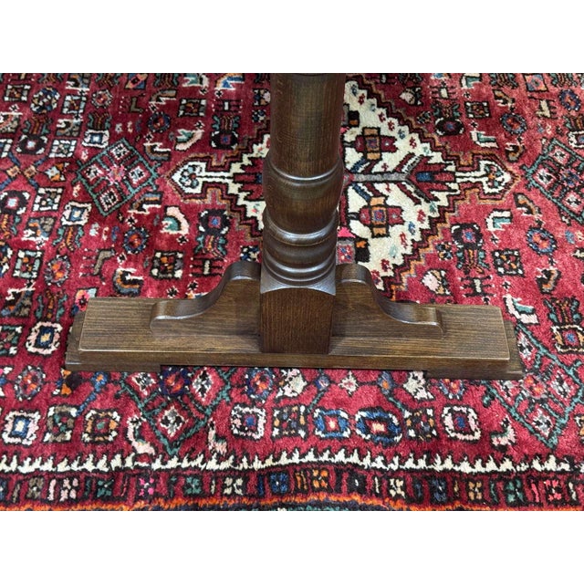 English Bistro Table in Ash and Beech, 1970s For Sale - Image 6 of 15