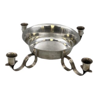 Tiffany & Co. Centerpiece Bowl Four-Light Candelabra For Sale