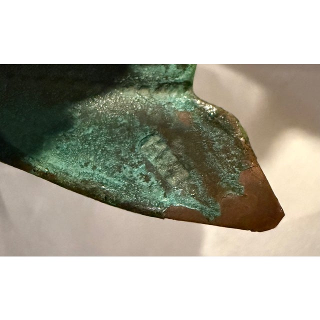 Vintage Peruvian Articulated Brutalist Metal Fish Sculpture in the Style of Graziella Laffi For Sale - Image 10 of 12