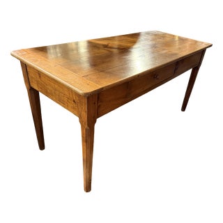 Farmhouse Table in Cherry For Sale