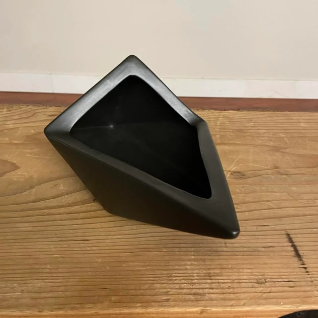 Mid-Century Japanese Ikebana Geometric Vessel or Sculptural Bowl For Sale In Seattle - Image 6 of 15